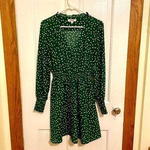 Green Micro Daisy BB Dakota Dress - only worn once!